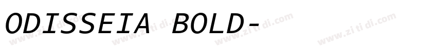 ODISSEIA BOLD字体转换 ODISSEIA BOLD字体转换